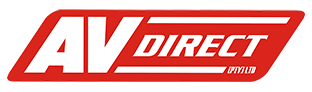 AV Direct logo - testimonial provider for The Events Draping Co.